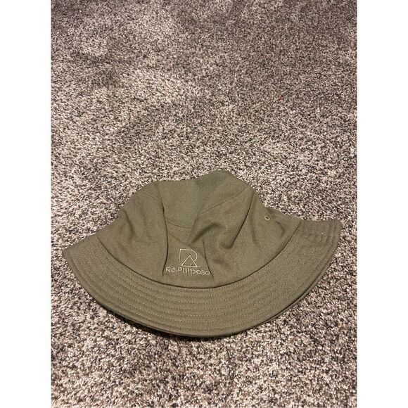 Re Purpose green bucket hat C27-40 - Picture 1 of 3
